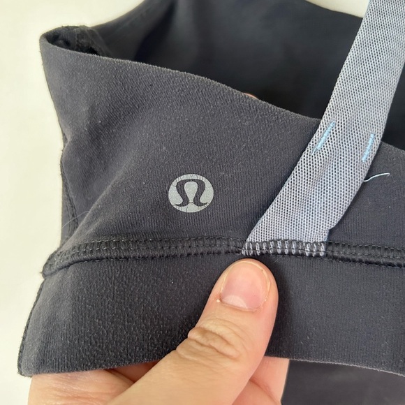 Dark Grey Lululemon Sports Bra - Picture 4 of 5